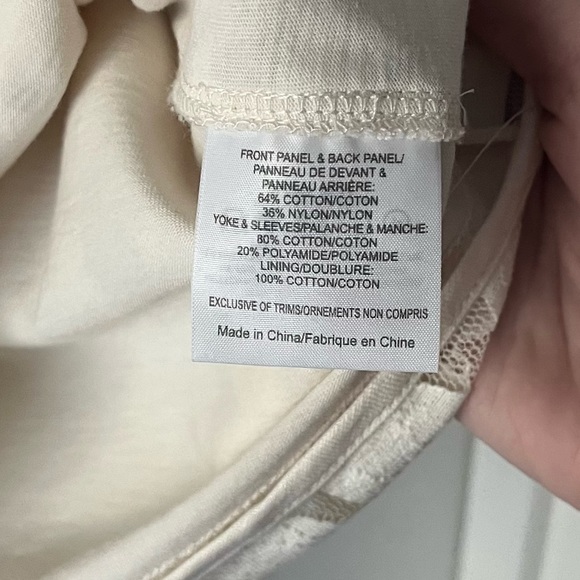 Tory Burch Floral Lace Cotton Blouse - Picture 2 of 6